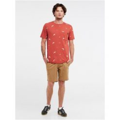 Koszulka męska Protest PRTNILLO t-shirt. Brązowe t-shirty męskie Protest, m, bez wzorów, bez kołnierzyka. Za 169.99 zł.