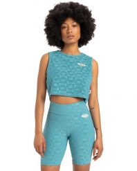 Szorty z elastyczną talią dla Kobiety TROPIC DAY CYCLIST Niebieski. Niebieskie szorty damskie Quiksilver, bez wzorów, z elastanu. Za 199.99 zł.