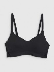 4F Biustonosz do jogi z niskim wsparciem damski - czarny M. Czarne biustonosze sportowe damskie 4f, bez wzorów. Za 129.99 zł.