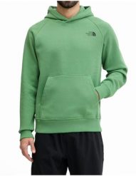 The North Face Raglan Box NSE sweter męski, bawełna, zielony. Zielone swetry męskie The North Face, m, bez wzorów, z bawełny, bez kołnierzyka. Za 504.99 zł.