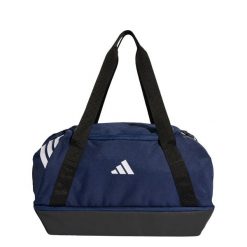 Torba Tiro Duffle Bag Small With Bottom Compartment. Białe torebki klasyczne damskie Adidas, bez wzorów, bez dodatków. Za 115.99 zł.