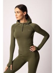 Spaio Bluza sportowa "Adapt" w kolorze khaki rozmiar: M. Brązowe bluzy sportowe damskie Spaio, m, z materiału. Za 174.43 zł.