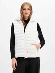 Wellensteyn kamizelka pikowana - Włochy Kaptur Kobiety Sztuczne włókno biały, XS. Białe kamizelki damskie Wellensteyn, xs, z dzianiny. Za 599.95 zł.