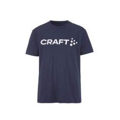 Koszulka sportowa męska Craft Community 2.0. Niebieskie t-shirty sportowe męskie Craft, m, bez ramiączek. Za 168.00 zł.