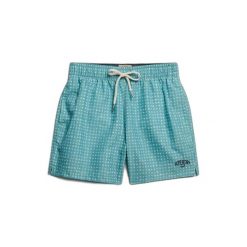 Kąpielówki z nadrukiem 15" Superdry. Białe kąpielówki męskie Superdry., l, bez wzorów, z materiału, do pływania. Za 253.30 zł.