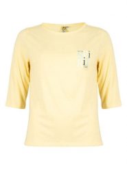 Roadsign Koszulka w kolorze żółtym rozmiar: XL. Żółte bluzki damskie Roadsign, xl, bez wzorów, z bawełny, bez kołnierzyka, bez ramiączek. Za 30.99 zł.