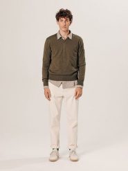 Rodier Wełniany sweter w kolorze brązowym rozmiar: M. Brązowe swetry męskie Rodier, m, bez wzorów, z wełny, bez kołnierzyka. Za 260.99 zł.