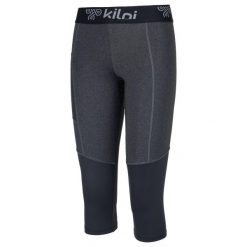 Damskie legginsy 3/4 Kilpi ROZARKA-W. Czarne legginsy damskie Kilpi, xs, bez wzorów. Za 112.21 zł.