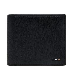 Portfel BOSS. Czarne portfele męskie Boss, bez wzorów. Za 259.99 zł.