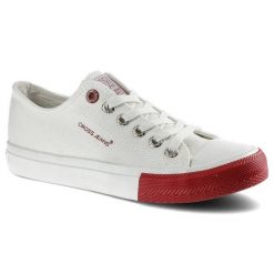 Białe Trampki Cross Jeans Damskie Lekkie Półbuty. Białe półbuty damskie Cross Jeans, bez wzorów, z jeansu, bez obcasa, na płaskiej podeszwie. Za 89.99 zł.