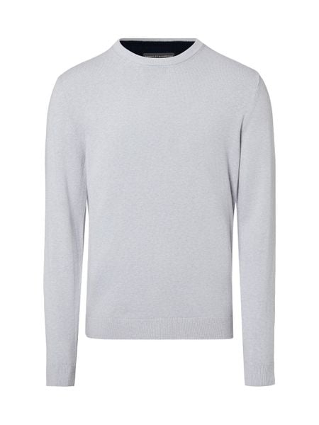 Finshley & Harding Sweter z zawartością kaszmiru Mężczyźni Bawełna szary marmurkowy, XL. Szare swetry męskie Finshley & Harding, m, bez wzorów, z bawełny, bez kołnierzyka. Za 299.95 zł.