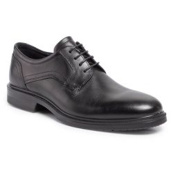 Półbuty ECCO. Czarne buty wizytowe męskie ECCO, bez zapięcia. Za 719.99 zł.