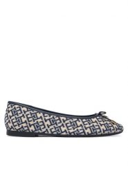 Tommy Hilfiger Baleriny Th Charm Jacquard Ballerina FW0FW09504 Kolorowy. Baleriny damskie Tommy Hilfiger, bez wzorów, z materiału, bez obcasa. Za 369.99 zł.