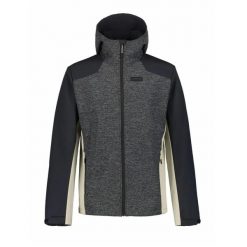 Techniczna kurtka softshell do wędrówek Icepeak Beedeville. Szare kurtki męskie ICEPEAK, s, bez wzorów, z materiału, bez kaptura. Za 430.25 zł.