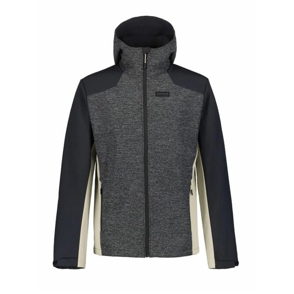 Techniczna kurtka softshell do wędrówek Icepeak Beedeville. Szare kurtki męskie ICEPEAK, s, bez wzorów, z materiału, bez kaptura. Za 430.25 zł.