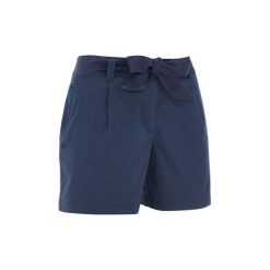 Spodenki turystyczne NH500 Fresh damskie. Niebieskie szorty damskie QUECHUA, bez wzorów, z bawełny. Za 59.99 zł.