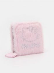 Portfel Hello Kitty - różowy. Czerwone portfele damskie Sinsay, bez wzorów. Za 19.99 zł.