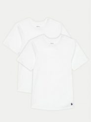Polo Ralph Lauren Komplet 2 t-shirtów 9P5006 Biały Regular Fit. Białe t-shirty chłopięce Polo Ralph Lauren, bez wzorów, z bawełny, bez ramiączek. Za 169.99 zł.