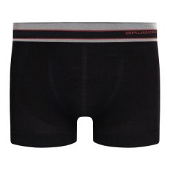 Bokserki termoaktywne męskie BX10870. Czarne bokserki męskie Brubeck, bez wzorów, z elastanu. Za 84.99 zł.