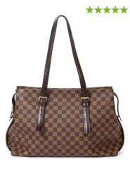 Louis Vuitton Shopper bag "Chelsea" w kolorze brązowym - 41 x 27 x 15 cm rozmiar: onesize. Brązowe shopper bag damskie Louis Vuitton, bez wzorów, z materiału, na ramię, bez dodatków. Za 5,741.99 zł.