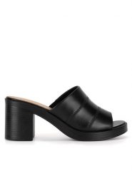 Lasocki Klapki RST-KSENIA-01 Czarny. Czarne klapki damskie Lasocki, bez wzorów, z materiału, bez obcasa. Za 99.99 zł.