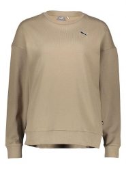 Puma Bluza "Better Essentials" w kolorze beżowym rozmiar: M. Brązowe bluzy bez kaptura damskie Puma, m, z bawełny. Za 122.96 zł.