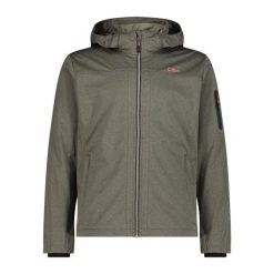 Kurtka męska turystyczna CMP 39A5027M. Zielone kurtki męskie CMP, m, bez wzorów, sportowe, bez kaptura. Za 383.60 zł.