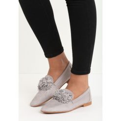 Szare Mokasyny Gumshoeing. Szare mokasyny damskie Born2be, ze skóry. Za 29.99 zł.