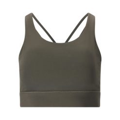 Biustonosz dla kobiet Athlecia Lavigne. Brązowe biustonosze sportowe damskie Athlecia, bez wzorów. Za 150.00 zł.