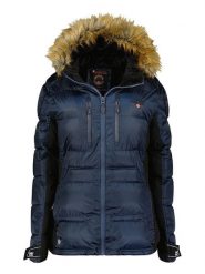 Canadian Peak Kurtka zimowa w kolorze granatowym rozmiar: XXL. Niebieskie kurtki damskie Canadian Peak, na zimę, xxl, bez wzorów, z puchu, bez kaptura. Za 254.74 zł.