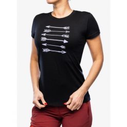 Koszulka merino damska Sensor Merino Active PT Tee S/S. Czarne bluzki sportowe damskie Sensor, s, bez wzorów, bez ramiączek. Za 245.99 zł.