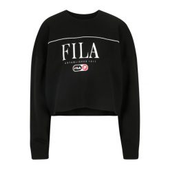 Bluza damska FILA Lewistown Crew Sweat. Czarne bluzy bez kaptura damskie Fila, m. Za 179.99 zł.