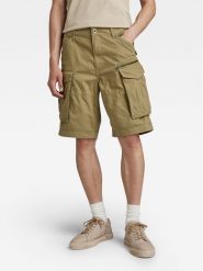G-Star Raw Szorty materiałowe D08566-D387-B212 Zielony Relaxed Fit. Zielone szorty męskie G-Star Raw, z bawełny, bez kołnierzyka. Za 399.99 zł.