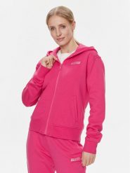 Guess Bluza Eleanora V4RQ04 KC5O0 Różowy Regular Fit. Czerwone bluzy bez kaptura damskie Guess, xxs, z bawełny. Za 209.99 zł.