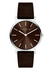 Liebeskind Zegarek kwarcowy w kolorze srebrno-brązowym rozmiar: onesize. Brązowe, analogowe zegarki damskie Liebeskind, ze stali. Za 379.44 zł.