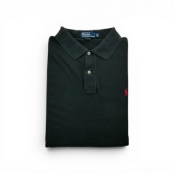 Polo Ralph Lauren koszulka męska z krótkim rękawem. Czarne koszulki polo męskie Ralph Lauren, l, bez ramiączek, na golfa. Za 127.76 zł.