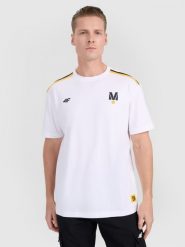 4F T-shirt regular z nadrukiem uniseks 4F x Drift Masters - biały XL. Białe t-shirty męskie 4f, m, bez wzorów, z bawełny, bez kołnierzyka. Za 119.99 zł.