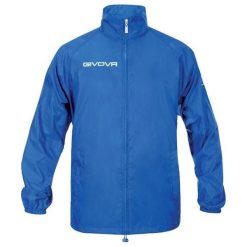 Męska Kurtka Wodoodporna Basico. Niebieskie kurtki męskie Givova, m, bez wzorów, sportowe, bez kaptura. Za 74.99 zł.