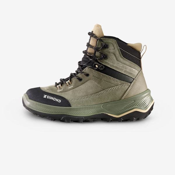 Buty trekkingowe damskie Forclaz MT100 skóra wodoodporne. Brązowe obuwie trekkingowe damskie SIMOND. Za 349.99 zł.