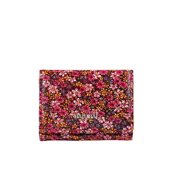 Mały czerwony portfel damski BajuBaj z kolorowej skóry naturalnej – styl i funkcjonalność PD2001s82. Czerwone portfele damskie bez wzorów, ze skóry. Za 148.20 zł.