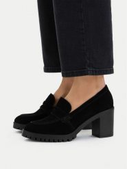 Lasocki Półbuty CEO-WI23-LUM-11 Czarny. Czarne półbuty damskie Lasocki, bez wzorów, ze skóry, bez obcasa, na obcasie. Za 229.99 zł.