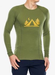 Bluza termoaktywna Sensor Merino DF Tee LS Camp. Zielone bluzy bez kaptura męskie Sensor, m, ze skóry. Za 340.99 zł.