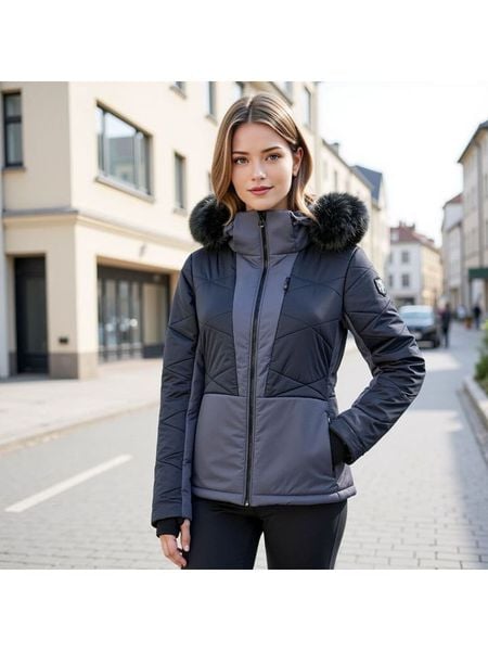 Alpine Pro Kurtka narciarska "Naddra" w kolorze szarym rozmiar: XXL. Szare kurtki narciarskie i snowboardowe damskie Alpine Pro, m, bez wzorów, bez kaptura, narciarskie. Za 528.34 zł.