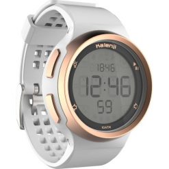 Zegarek do biegania W900 męski. Czarne zegarki męskie KALENJI, metalowe. Za 99.99 zł.