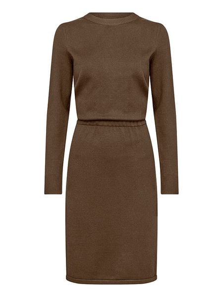 SAINT TROPEZ Sukienka "Mila" w kolorze brązowym rozmiar: XL. Brązowe sukienki damskie Saint Tropez, na imprezę, s, bez wzorów, z wiskozy, klasyczne, bez kołnierzyka, bez ramiączek, mini. Za 166.10 zł.