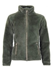 Peak Mountain Kurtka polarowa "Arendel" w kolorze khaki rozmiar: M. Brązowe kurtki damskie Peak Mountain, m, bez wzorów, z polaru, bez kaptura. Za 217.99 zł.