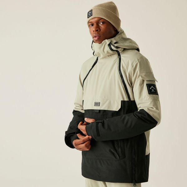 Kurtka narciarska męska z membraną T-Bar Overhead II Dare 2b. Brązowe kurtki męskie Dare 2b, na zimę, m, bez wzorów, z tkaniny, sportowe, bez kaptura. Za 599.99 zł.