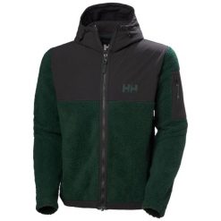 Kurtka z dresu Helly Hansen Patrol Pile. Czarne kurtki męskie Helly Hansen, bez wzorów, z dresówki, sportowe, bez kaptura. Za 661.90 zł.