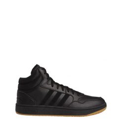 Buty męskie sportowe zimowe Adidas HOOPS 3.0 MID. Białe buty sportowe na co dzień męskie Adidas, na zimę, bez zapięcia. W wyprzedaży za 258.00 zł.