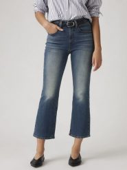 Levi's Dżinsy - Bootcut fit - w kolorze niebieskim rozmiar: W31/L27. Niebieskie jeansy damskie Levi's. Za 214.70 zł.